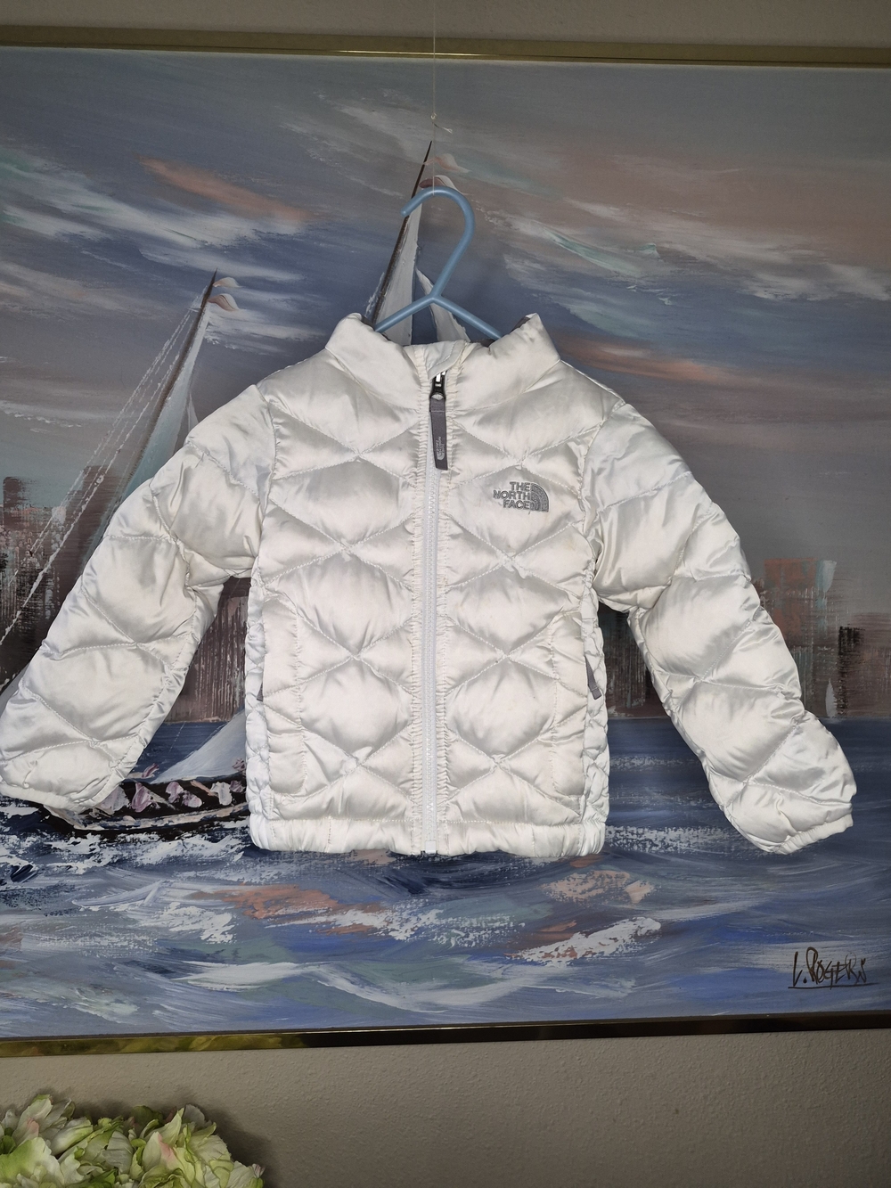 The North Face 550 Toddler White Puffer Jacket - Kids
